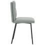 Sillas de comedor 4 unidades terciopelo gris claro de , Sillas de comedor - Ref: Foro24-3315409, Precio: 173,83 €, Descuento: %