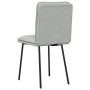 Sillas de comedor 4 unidades terciopelo gris claro de , Sillas de comedor - Ref: Foro24-3315409, Precio: 173,83 €, Descuento: %