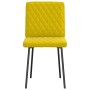Sillas de comedor 2 unidades terciopelo amarillo de , Sillas de comedor - Ref: Foro24-4101110, Precio: 86,87 €, Descuento: %