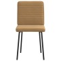 Sillas de comedor 4 unidades terciopelo marrón de , Sillas de comedor - Ref: Foro24-3315241, Precio: 169,11 €, Descuento: %