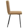Sillas de comedor 4 unidades terciopelo marrón de , Sillas de comedor - Ref: Foro24-3315241, Precio: 169,11 €, Descuento: %
