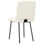 Sillas de comedor 2 unidades terciopelo crema de , Sillas de comedor - Ref: Foro24-4101112, Precio: 108,56 €, Descuento: %