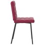 Sillas de comedor 4 unidades terciopelo rojo tinto de , Sillas de comedor - Ref: Foro24-3315185, Precio: 171,90 €, Descuento: %