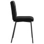 Silla de comedor 6 unidades terciopelo negro de , Sillas de comedor - Ref: Foro24-3315620, Precio: 264,23 €, Descuento: %
