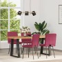 Sillas de comedor 4 unidades terciopelo rojo tinto de , Sillas de comedor - Ref: Foro24-3315208, Precio: 167,11 €, Descuento: %