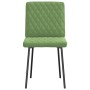 Sillas de comedor 2 unidades terciopelo verde claro de , Sillas de comedor - Ref: Foro24-4101106, Precio: 86,43 €, Descuento: %