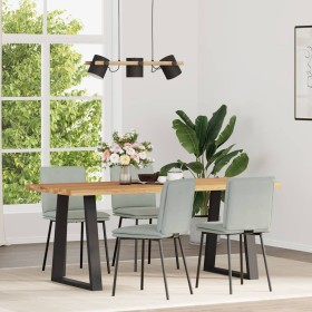 Sillas de comedor 4 unidades terciopelo gris claro de , Sillas de comedor - Ref: Foro24-3315344, Precio: 179,04 €, Descuento: %