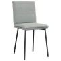 Sillas de comedor 4 unidades terciopelo gris claro de , Sillas de comedor - Ref: Foro24-3315344, Precio: 179,04 €, Descuento: %