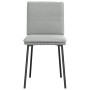 Sillas de comedor 4 unidades terciopelo gris claro de , Sillas de comedor - Ref: Foro24-3315344, Precio: 179,04 €, Descuento: %