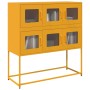 Aparador de acero laminado en frío amarillo 100,5x39x107 cm de , Aparadores - Ref: Foro24-853425, Precio: 138,87 €, Descuento: %