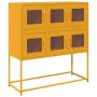 Aparador de acero laminado en frío amarillo 100,5x39x107 cm de , Aparadores - Ref: Foro24-853425, Precio: 138,87 €, Descuento: %