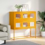 Aparador de acero laminado en frío amarillo 100,5x39x107 cm de , Aparadores - Ref: Foro24-853425, Precio: 138,87 €, Descuento: %