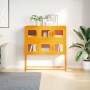 Aparador de acero laminado en frío amarillo 100,5x39x107 cm de , Aparadores - Ref: Foro24-853425, Precio: 138,87 €, Descuento: %