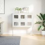 Aparador de acero laminado en frío blanco 100,5x39x107 cm de , Aparadores - Ref: Foro24-853427, Precio: 138,87 €, Descuento: %