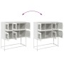 Aparador de acero laminado en frío blanco 100,5x39x107 cm de , Aparadores - Ref: Foro24-853427, Precio: 138,87 €, Descuento: %
