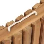 Tumbona plegable con mesa de madera maciza de teca de vidaXL, Tumbonas - Ref: Foro24-310666, Precio: 149,45 €, Descuento: %