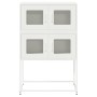 Aparador de acero blanco 68x39x107 cm de , Aparadores - Ref: Foro24-853349, Precio: 101,89 €, Descuento: %