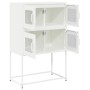 Aparador de acero blanco 68x39x107 cm de , Aparadores - Ref: Foro24-853349, Precio: 101,89 €, Descuento: %