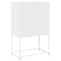 Aparador de acero blanco 68x39x107 cm de , Aparadores - Ref: Foro24-853349, Precio: 101,89 €, Descuento: %