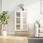 Aparador de acero blanco 68x39x123 cm de , Aparadores - Ref: Foro24-853361, Precio: 176,26 €, Descuento: %