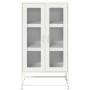 Aparador de acero blanco 68x39x123 cm de , Aparadores - Ref: Foro24-853361, Precio: 176,26 €, Descuento: %