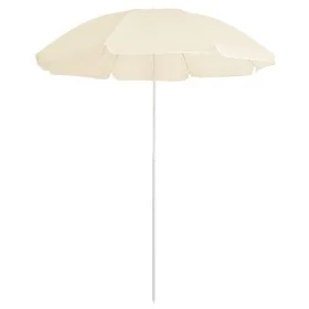 Sombrilla de jardín con poste de acero color arena 180 cm de vidaXL, Sombrillas - Ref: Foro24-315540, Precio: 23,55 €, Descue...