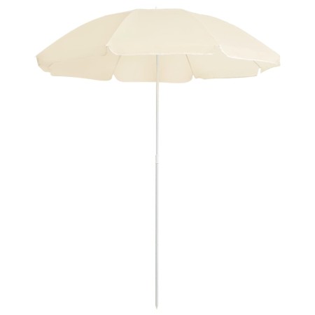 Sombrilla de jardín con poste de acero color arena 180 cm de vidaXL, Sombrillas - Ref: Foro24-315540, Precio: 30,77 €, Descue...