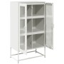 Aparador de acero blanco 68x39x123 cm de , Aparadores - Ref: Foro24-853361, Precio: 176,26 €, Descuento: %