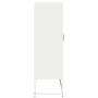 Aparador de acero blanco 68x39x123 cm de , Aparadores - Ref: Foro24-853361, Precio: 176,26 €, Descuento: %