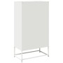 Aparador de acero blanco 68x39x123 cm de , Aparadores - Ref: Foro24-853361, Precio: 176,26 €, Descuento: %
