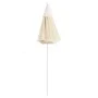 Sombrilla de jardín con poste de acero color arena 180 cm de vidaXL, Sombrillas - Ref: Foro24-315540, Precio: 23,55 €, Descue...