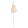 Sombrilla de jardín con poste de acero color arena 180 cm de vidaXL, Sombrillas - Ref: Foro24-315540, Precio: 30,77 €, Descue...