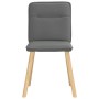 Sillas de comedor 6 unidades tela gris oscuro de , Sillas de comedor - Ref: Foro24-3315591, Precio: 304,85 €, Descuento: %
