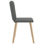 Sillas de comedor 6 unidades tela gris oscuro de , Sillas de comedor - Ref: Foro24-3315591, Precio: 304,85 €, Descuento: %