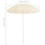 Sombrilla de jardín con poste de acero color arena 180 cm de vidaXL, Sombrillas - Ref: Foro24-315540, Precio: 30,77 €, Descue...