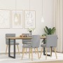 Sillas de comedor 4 uds tela gris nube de , Sillas de comedor - Ref: Foro24-3315402, Precio: 217,38 €, Descuento: %