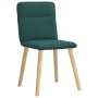 Sillas de comedor 4 unidades tela verde oscuro de , Sillas de comedor - Ref: Foro24-3315325, Precio: 203,05 €, Descuento: %