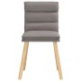 Sillas de comedor 6 unidades de tela gris taupe de , Sillas de comedor - Ref: Foro24-3315669, Precio: 327,00 €, Descuento: %