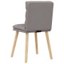 Sillas de comedor 6 unidades de tela gris taupe de , Sillas de comedor - Ref: Foro24-3315669, Precio: 327,00 €, Descuento: %