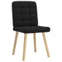 Sillas de comedor 4 unidades tela negras de , Sillas de comedor - Ref: Foro24-3315193, Precio: 205,47 €, Descuento: %