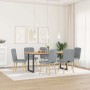 Sillas de comedor 6 unidades de tela gris claro de , Sillas de comedor - Ref: Foro24-3315461, Precio: 305,92 €, Descuento: %