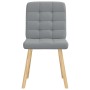 Sillas de comedor 6 unidades de tela gris claro de , Sillas de comedor - Ref: Foro24-3315461, Precio: 305,92 €, Descuento: %