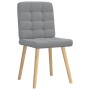 Sillas de comedor 6 unidades de tela gris claro de , Sillas de comedor - Ref: Foro24-3315461, Precio: 305,92 €, Descuento: %