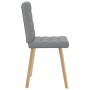 Sillas de comedor 6 unidades de tela gris claro de , Sillas de comedor - Ref: Foro24-3315461, Precio: 305,92 €, Descuento: %