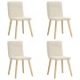 Sillas de comedor 4 unidades lino de , Sillas de comedor - Ref: Foro24-3315331, Precio: 212,57 €, Descuento: %