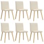Sillas de comedor 6 unidades lino de , Sillas de comedor - Ref: Foro24-3315636, Precio: 337,30 €, Descuento: %