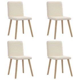 Sillas de comedor 4 unidades lino de , Sillas de comedor - Ref: Foro24-3315255, Precio: 210,56 €, Descuento: %