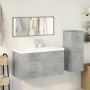 Juego muebles de baño 4 pzas madera contrachapada gris hormigón de , Muebles de baño - Ref: Foro24-3324903, Precio: 365,48 €,...
