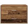 Armario con 2 cajones madera vieja 60x31x40cm madera ingeniería de , Cajoneras - Ref: Foro24-858835, Precio: 56,52 €, Descuen...