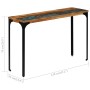 Mesa consola madera maciza reciclada 120x35x76 cm en Mesas auxiliares | Comprar online en Foru.es